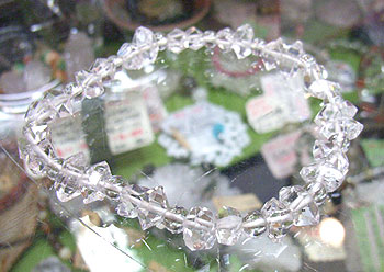 ハーキマーダイヤモンドのブレスレット | 本屋にできた石屋さん 山田書店