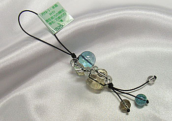 アクアオーラ&シトリンと水晶のストラップ 〜 Symphony